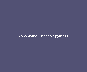 monophenol monooxygenase meaning, definitions, synonyms